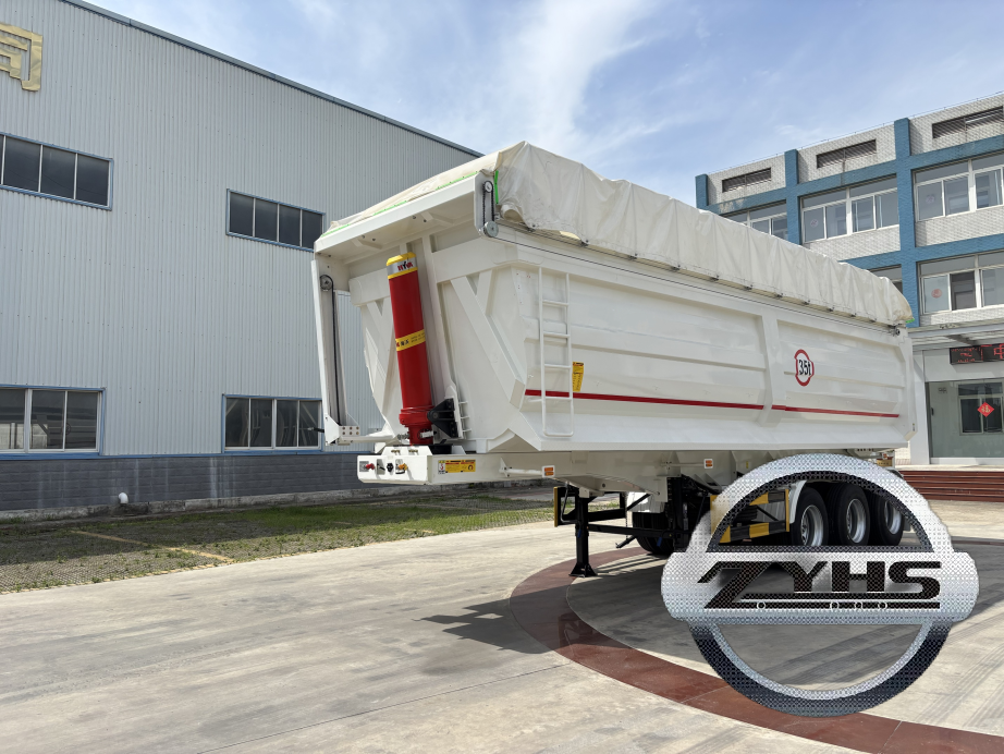 U-shaped dumping truck